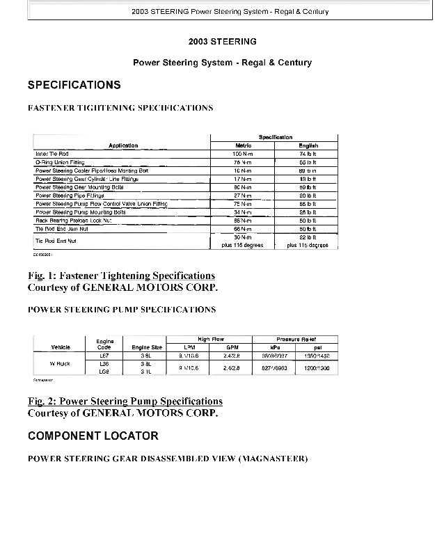 2001 Buick Century Service Repair Manual