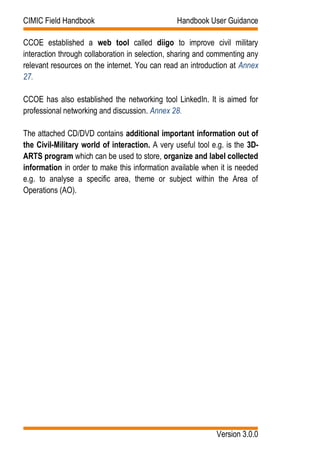 Cimic handbook | PDF