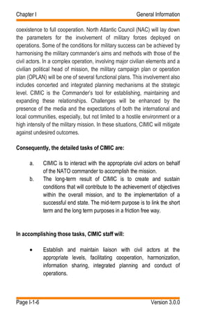 Cimic handbook | PDF