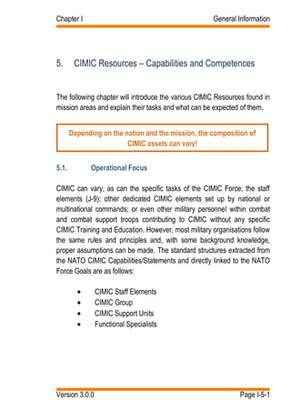 Cimic handbook | PDF