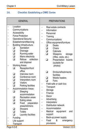 Cimic handbook | PDF