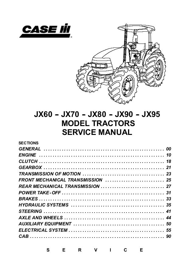 CASE IH JX70 TRACTOR Service Repair Manual steiger tractor wiring diagram 