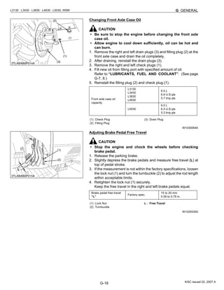 KUBOTA L3430 TRACTOR Service Repair Manual | PDF