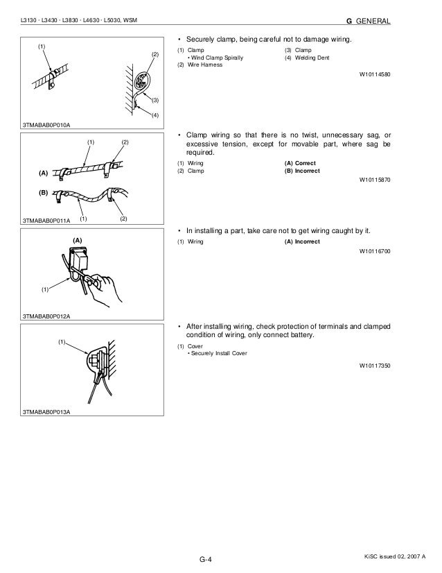 KUBOTA L3430 TRACTOR Service Repair Manual