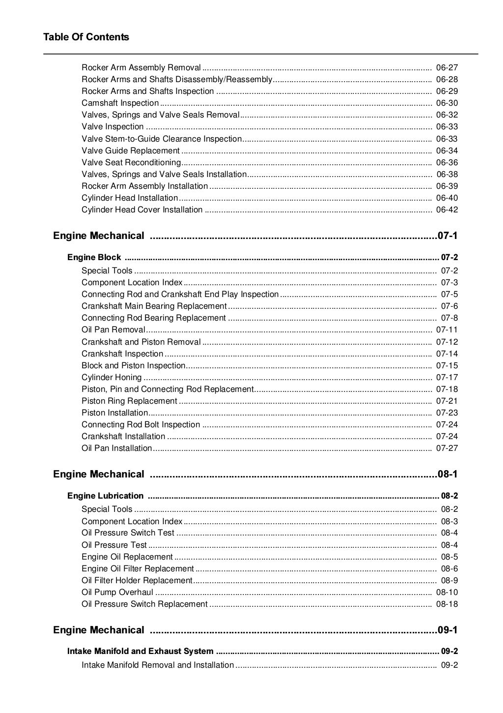 2002 HONDA CRV Service Repair Manual