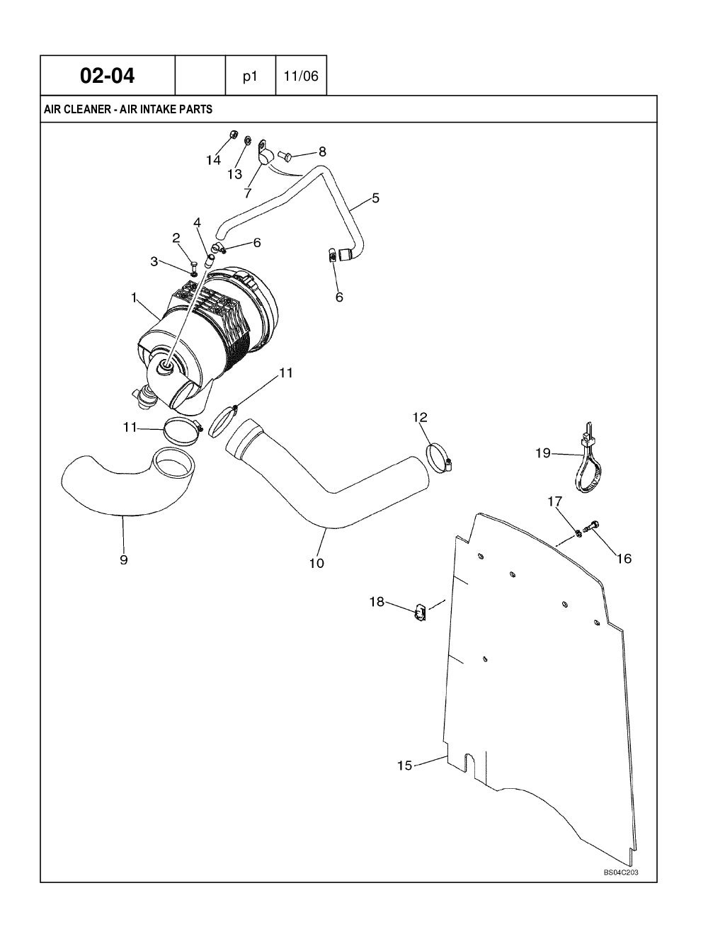 CASE 580 Super M Series 2 Backhoe Loader Parts Catalogue Manual
