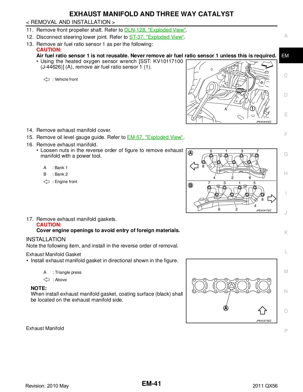 Infiniti qx56 manual