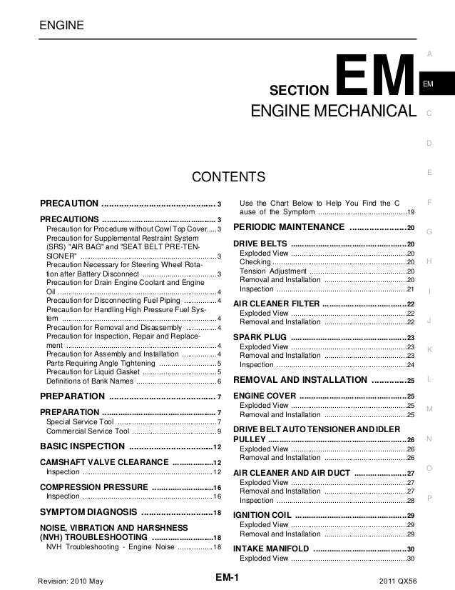 Infiniti qx56 manual