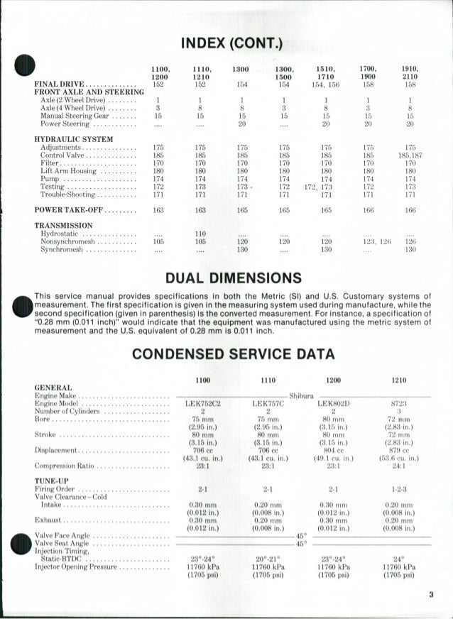 Ford 1510 Tractor Service Repair Manual