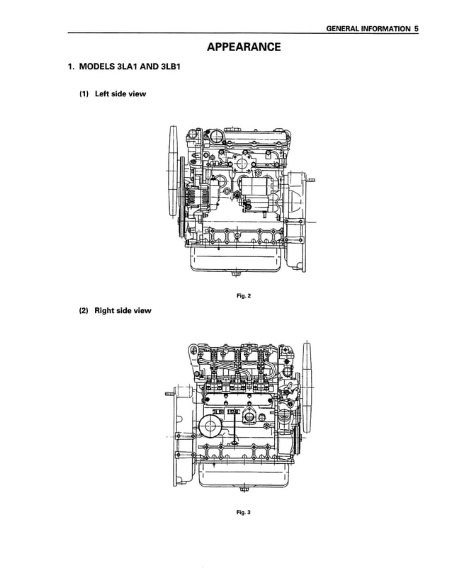 ISUZU 3LB1 INDUSTRIAL DIESEL ENGINE Service Repair Manual