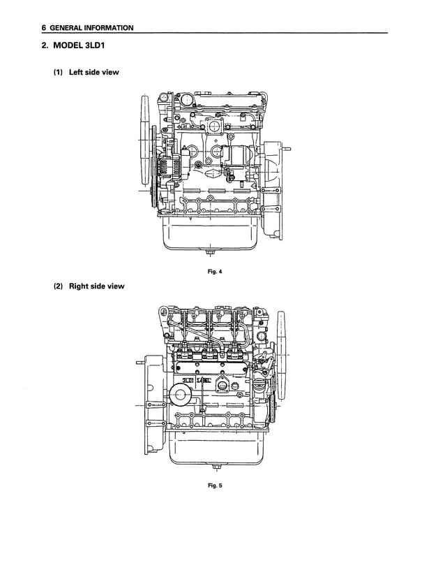 ISUZU 3LB1 INDUSTRIAL DIESEL ENGINE Service Repair Manual