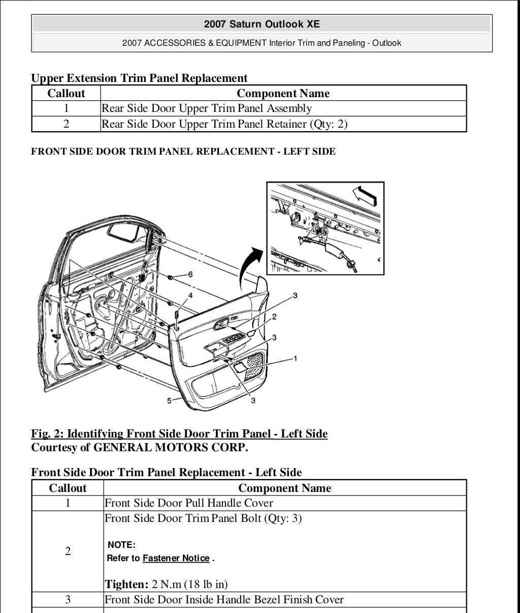 2008 Buick Enclave Service Repair Manual