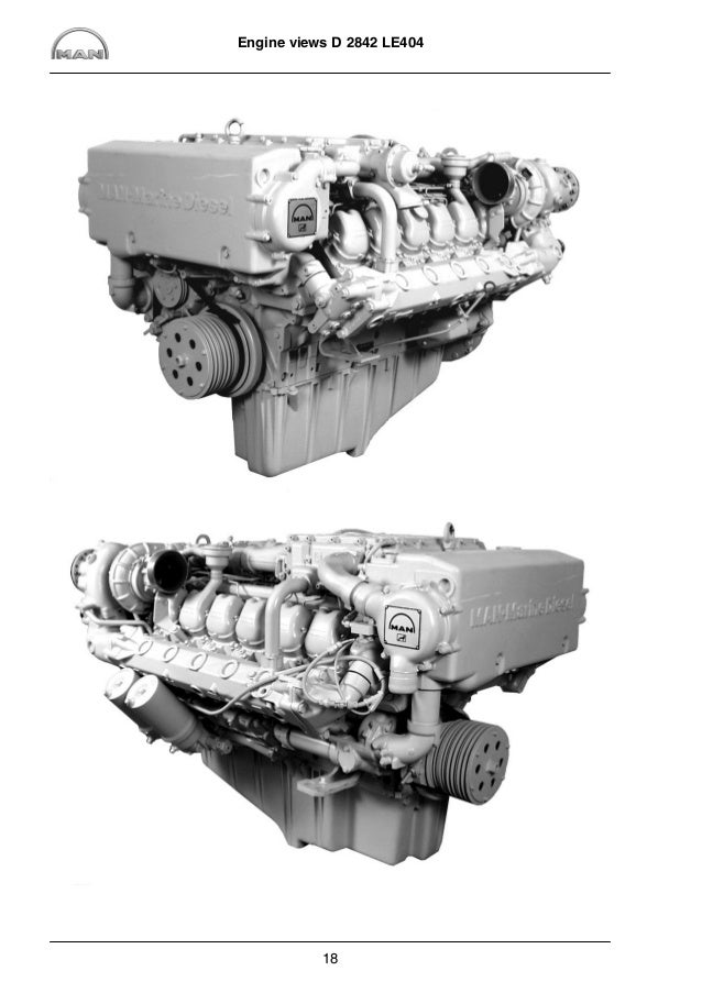 MAN Marine Diesel Engine D 2840 LE 403 Service Repair Manual