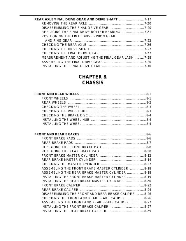 2003 Yamaha YFM450FAR Kodiak 450 4x4 Ultramatic Service Repair Manual