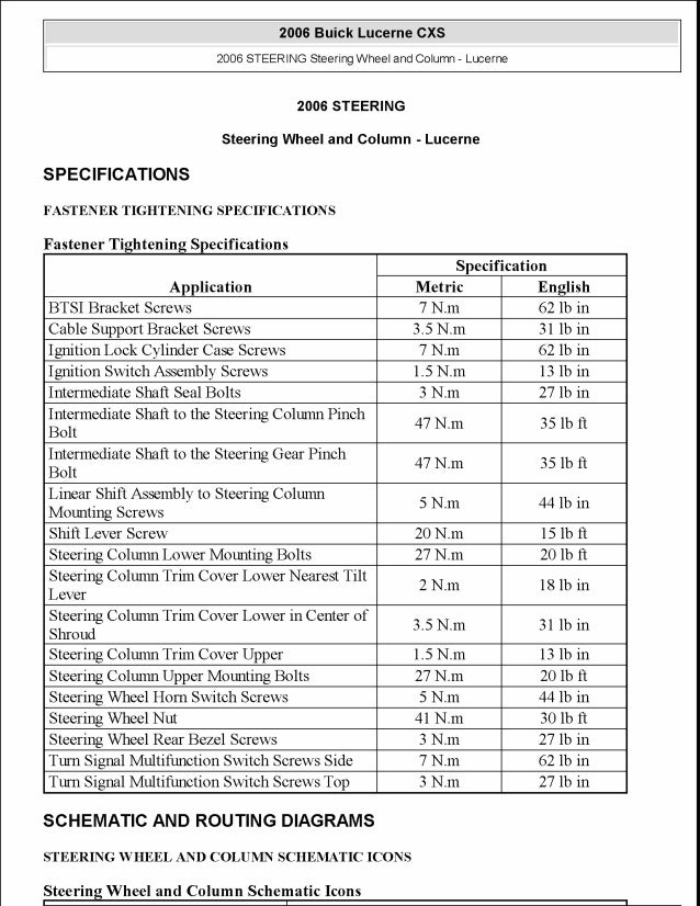 2007 Buick Lucerne Service Repair Manual