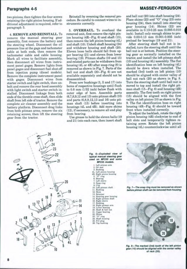 Massey Ferguson Mf 250 Tractor Service Repair Manual Massey Ferguson Mf 250 Tractor Service Repair Manual
