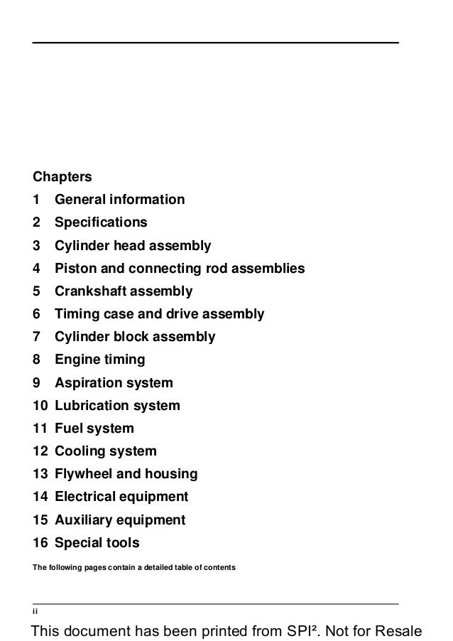 Perkins 900 Series Cr 3 Cylinder Diesel Engine Service Repair Manual