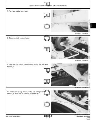 JOHN DEERE 575 SKID STEER LOADER Service Repair Manual