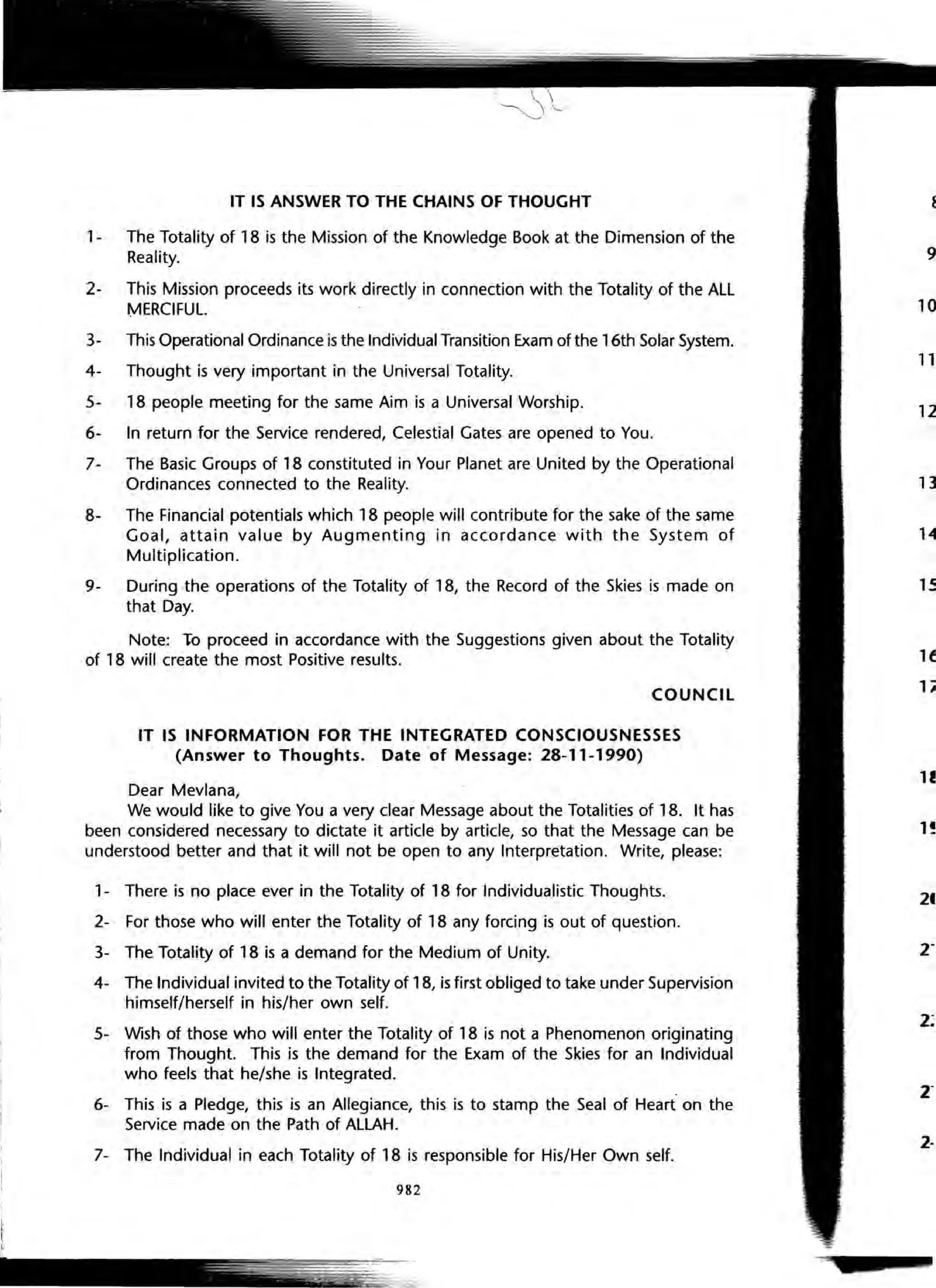 The Knowledge Book (Bilgi Kitabi)