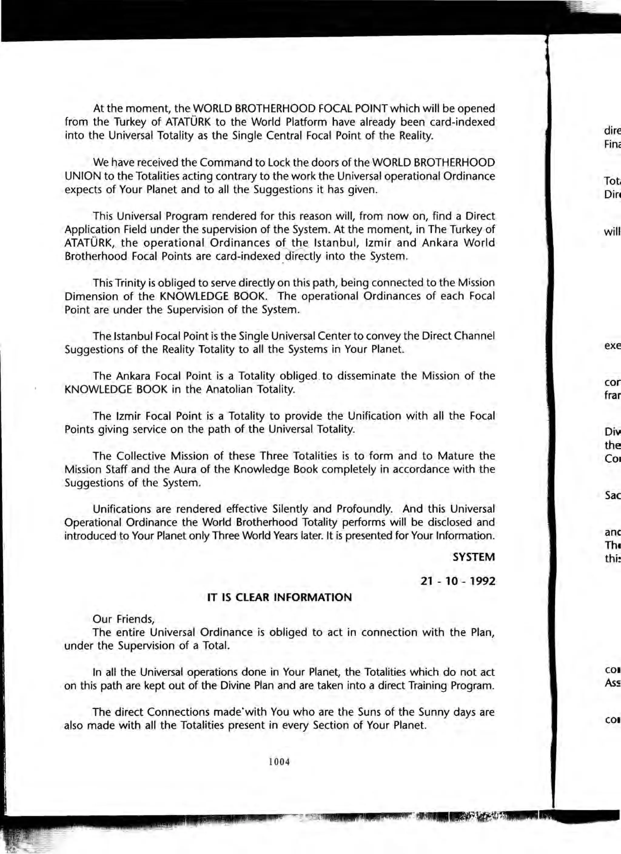 The Knowledge Book (Bilgi Kitabi)