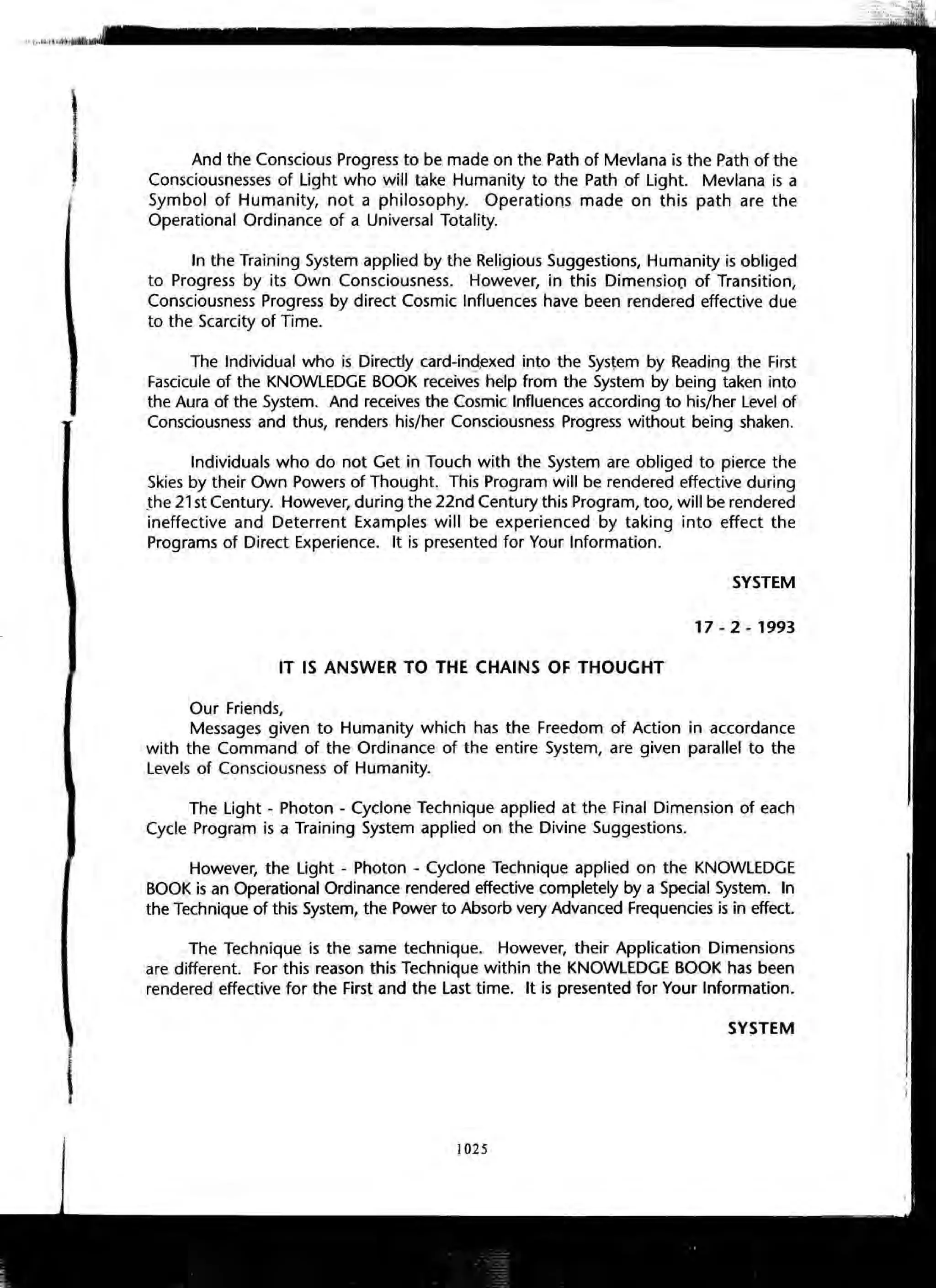 The Knowledge Book (Bilgi Kitabi)