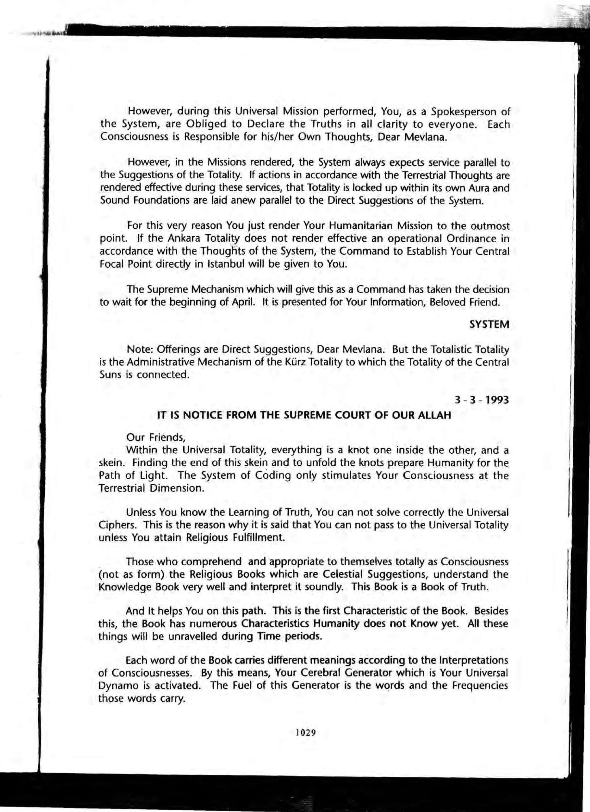 The Knowledge Book (Bilgi Kitabi)