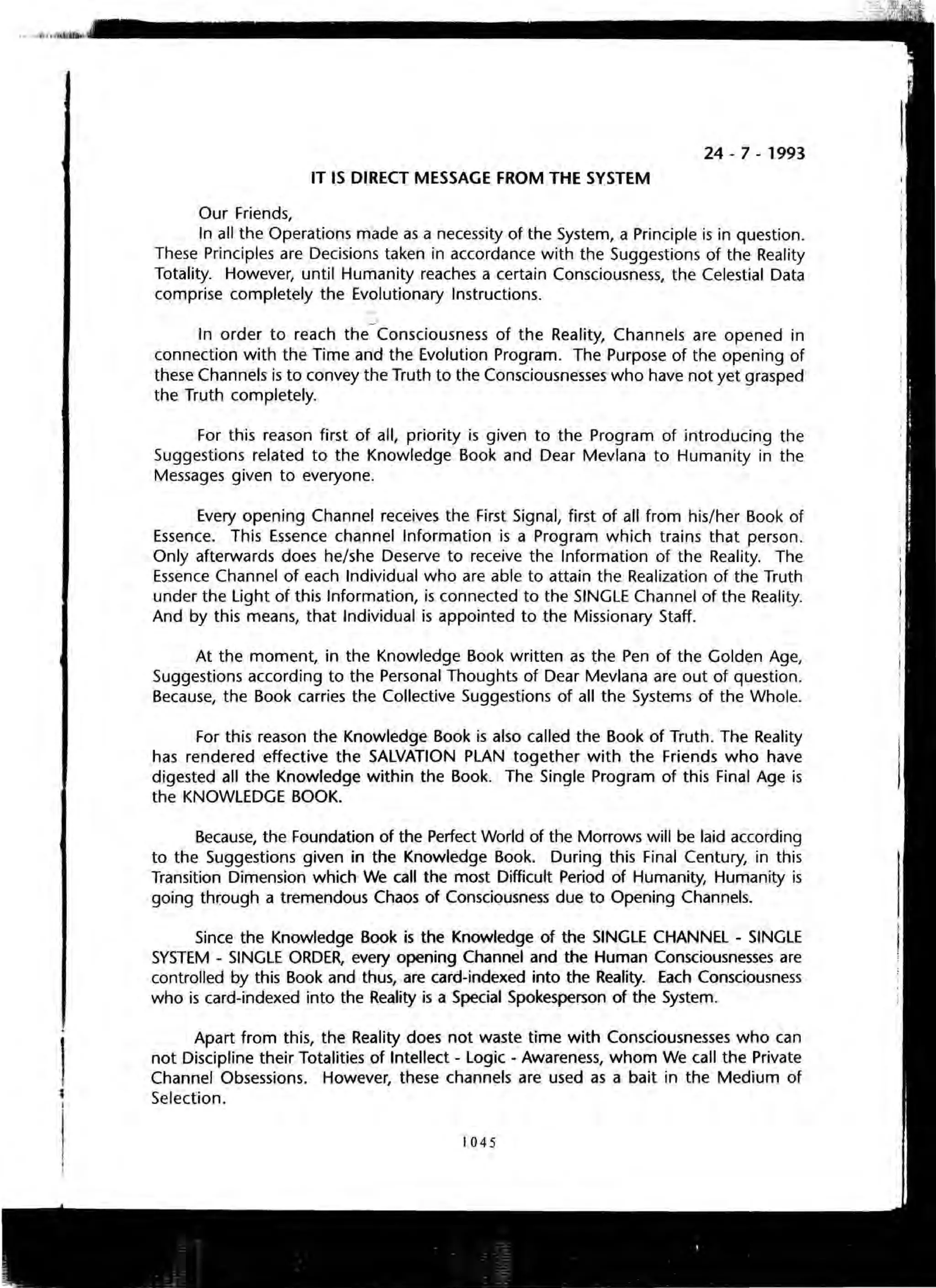 The Knowledge Book (Bilgi Kitabi)