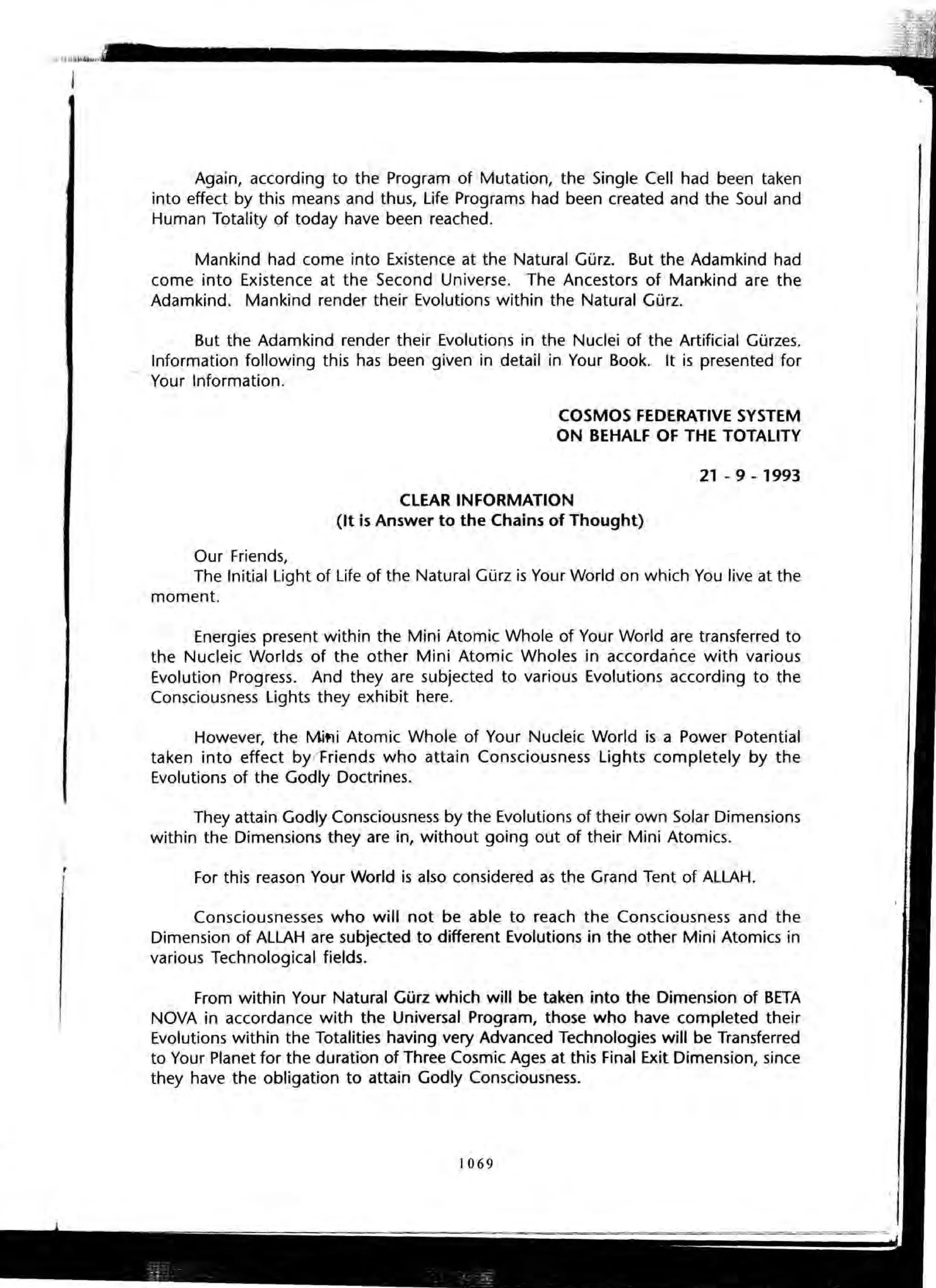 The Knowledge Book (Bilgi Kitabi)