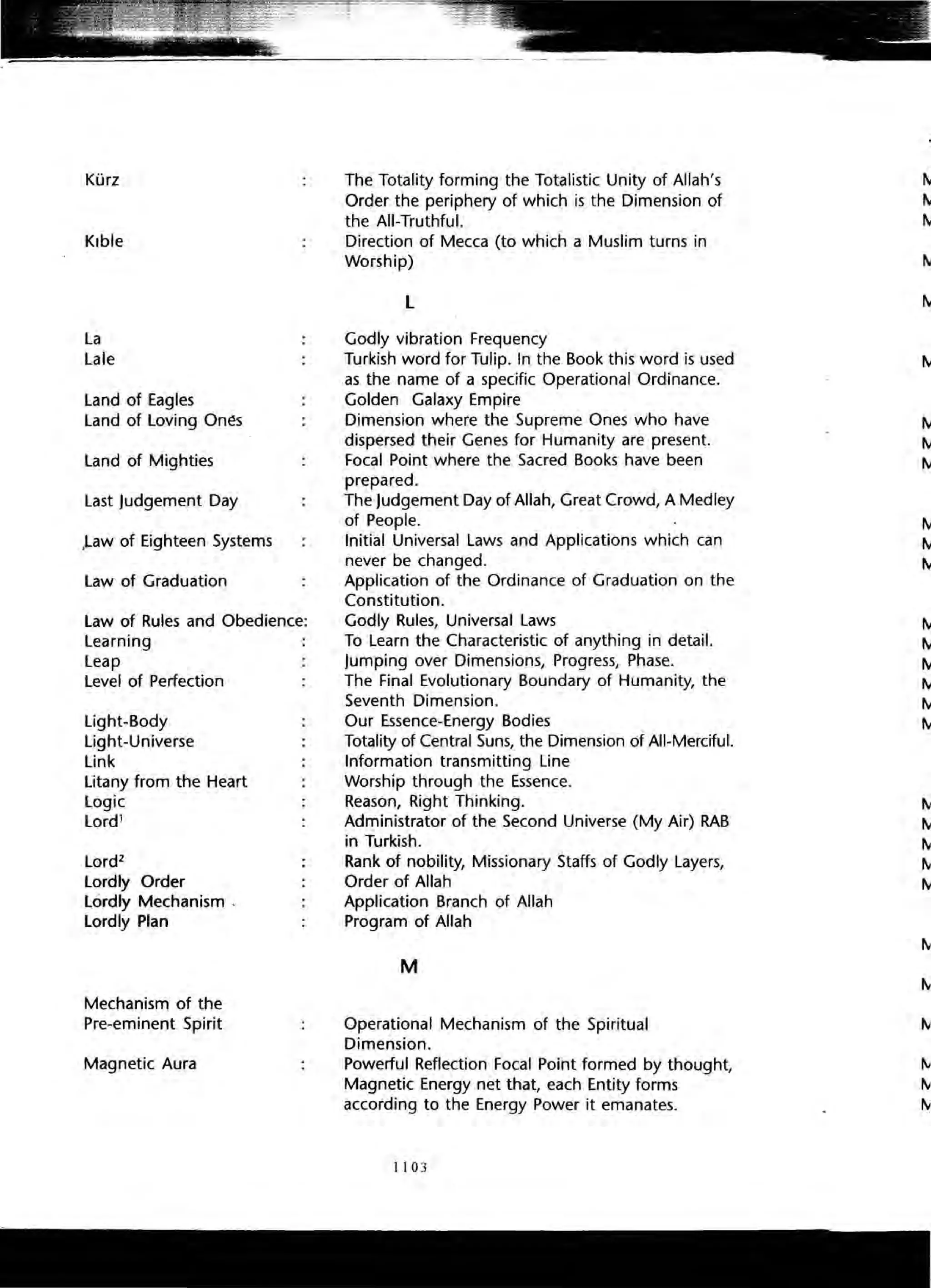 The Knowledge Book (Bilgi Kitabi)