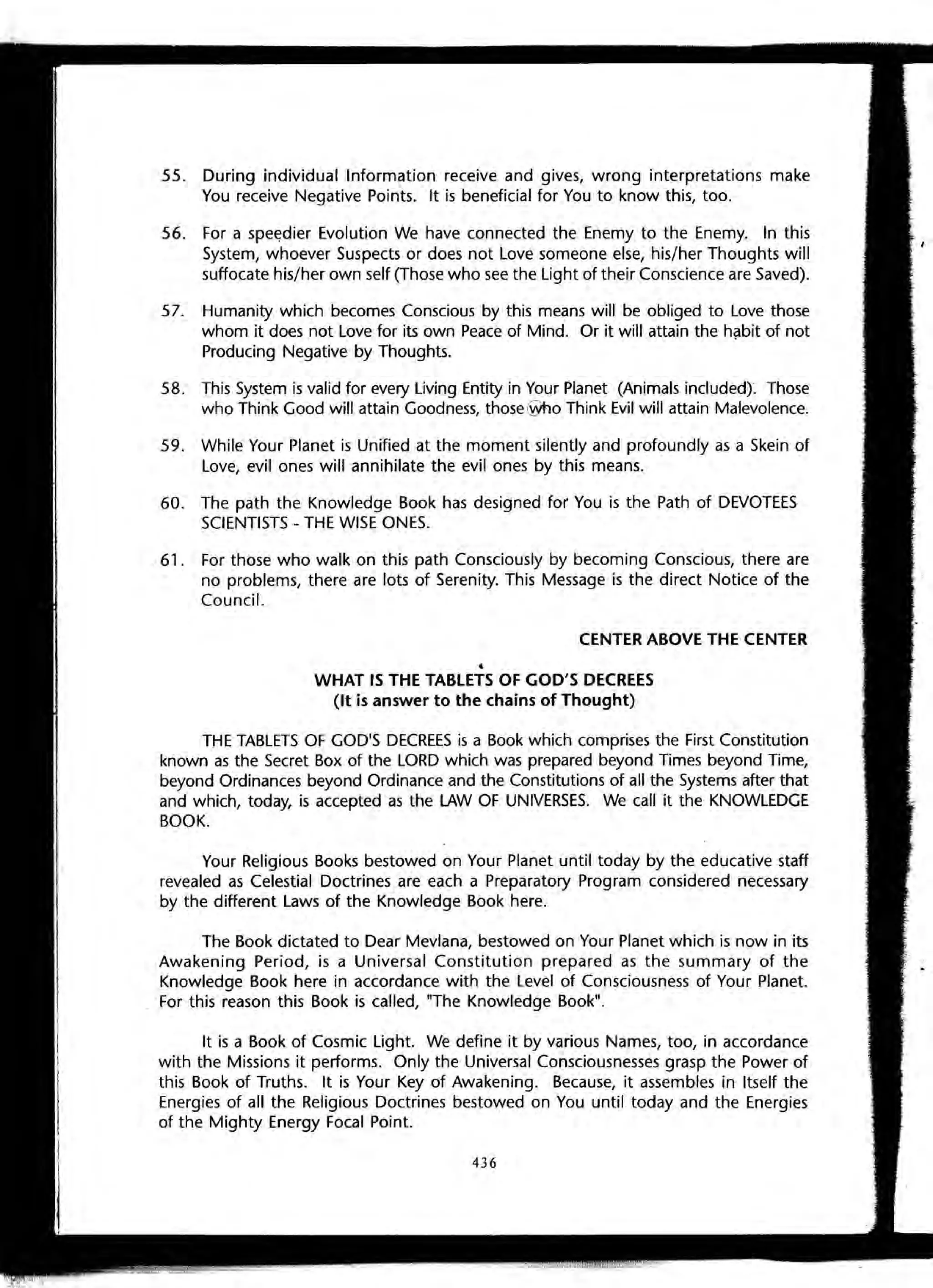 The Knowledge Book (Bilgi Kitabi)