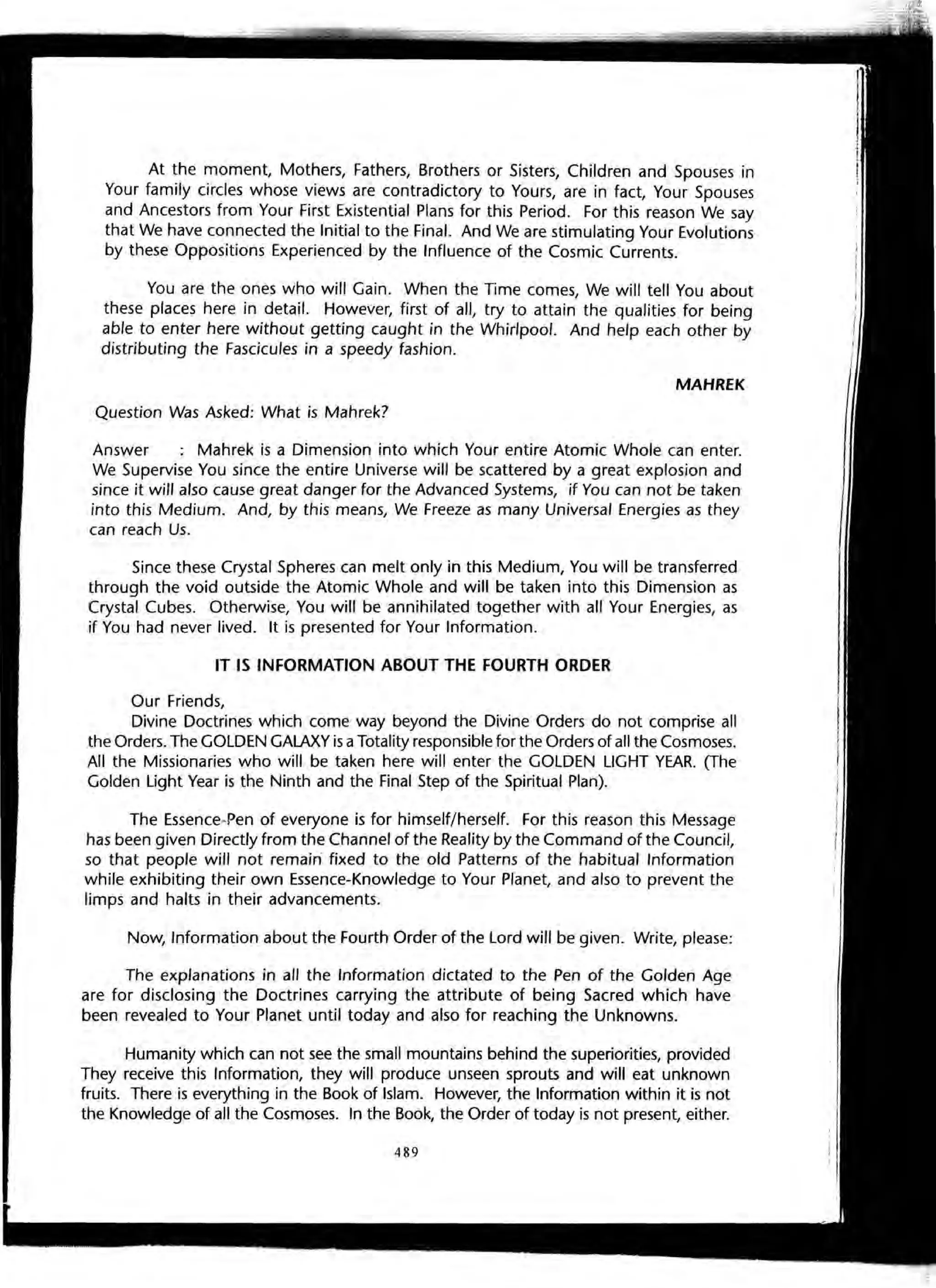 The Knowledge Book (Bilgi Kitabi)