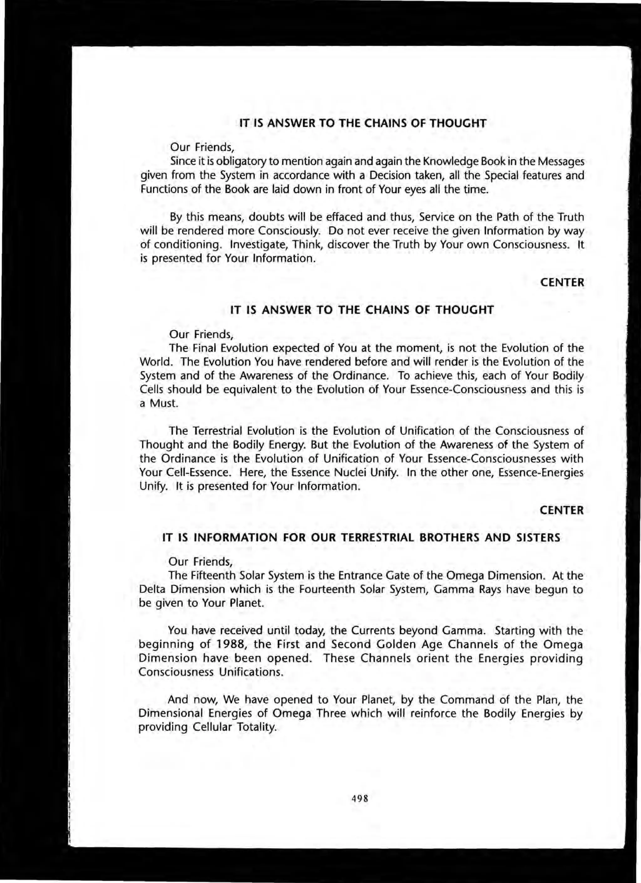 The Knowledge Book (Bilgi Kitabi)