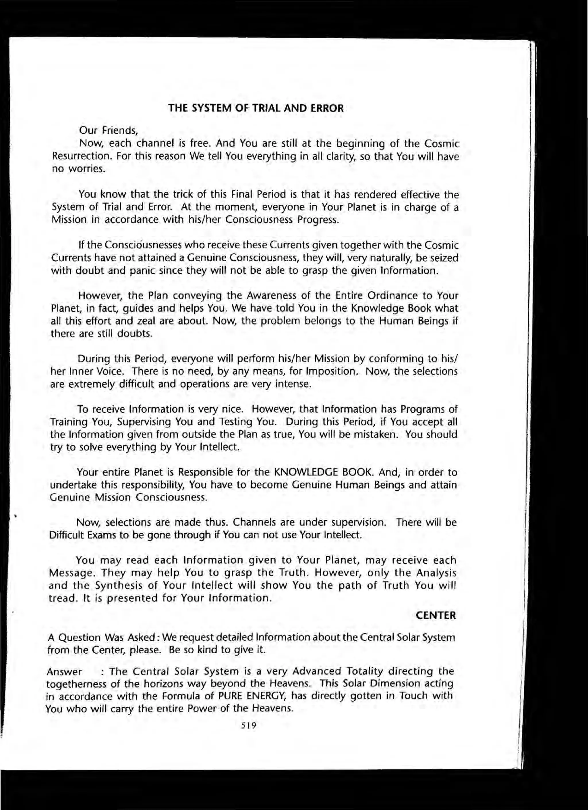 The Knowledge Book (Bilgi Kitabi)