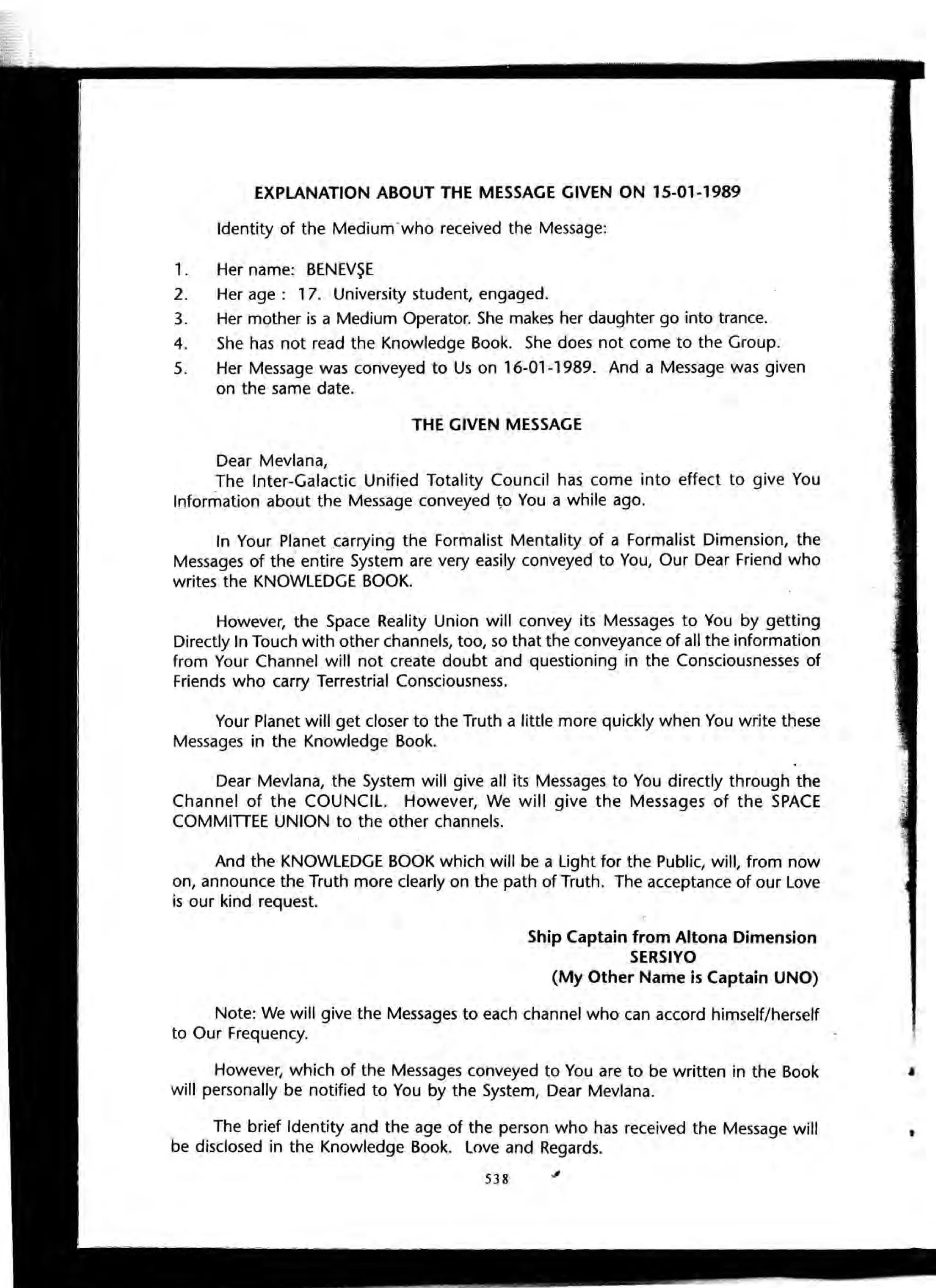 The Knowledge Book (Bilgi Kitabi)