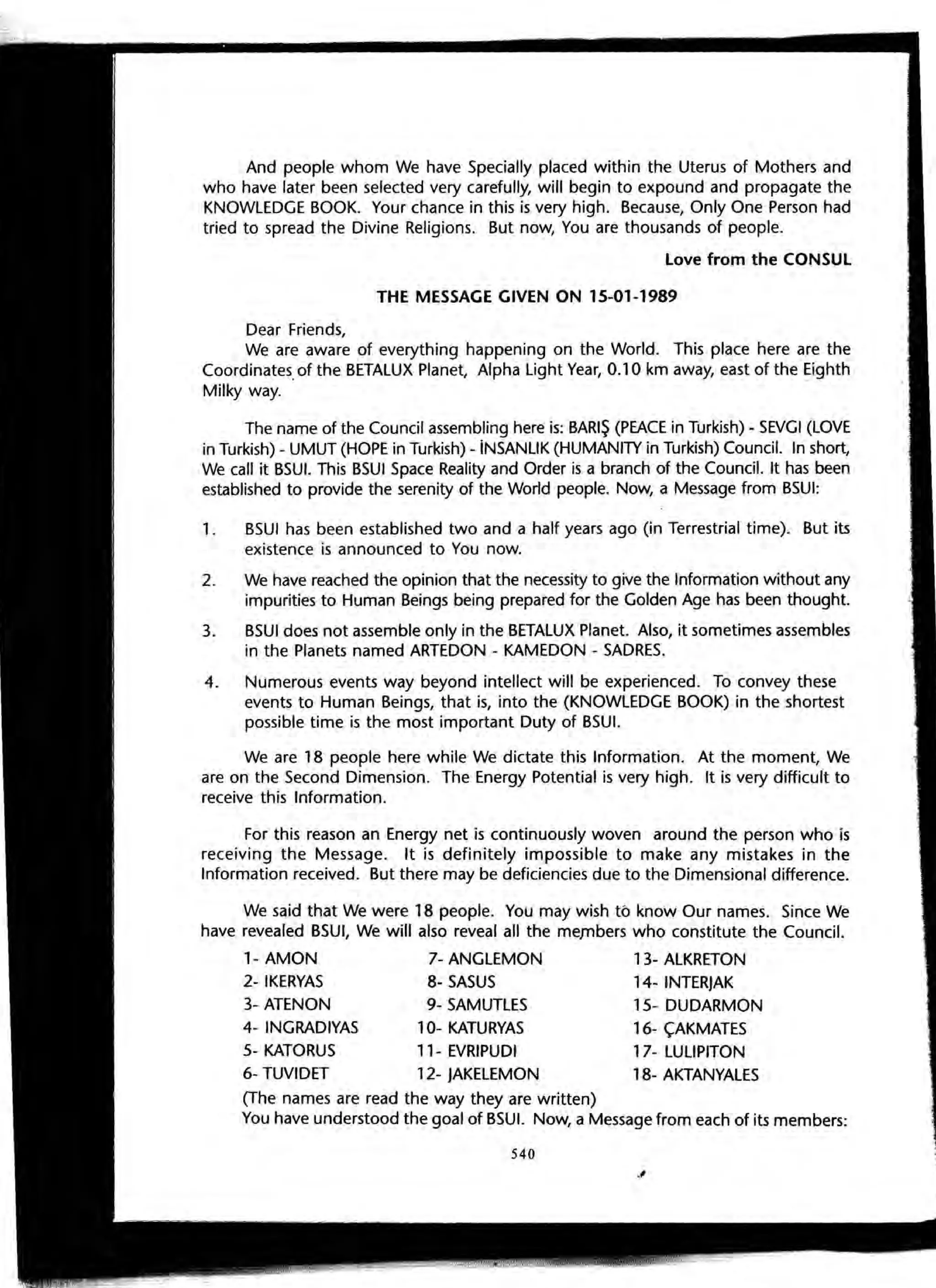 The Knowledge Book (Bilgi Kitabi)