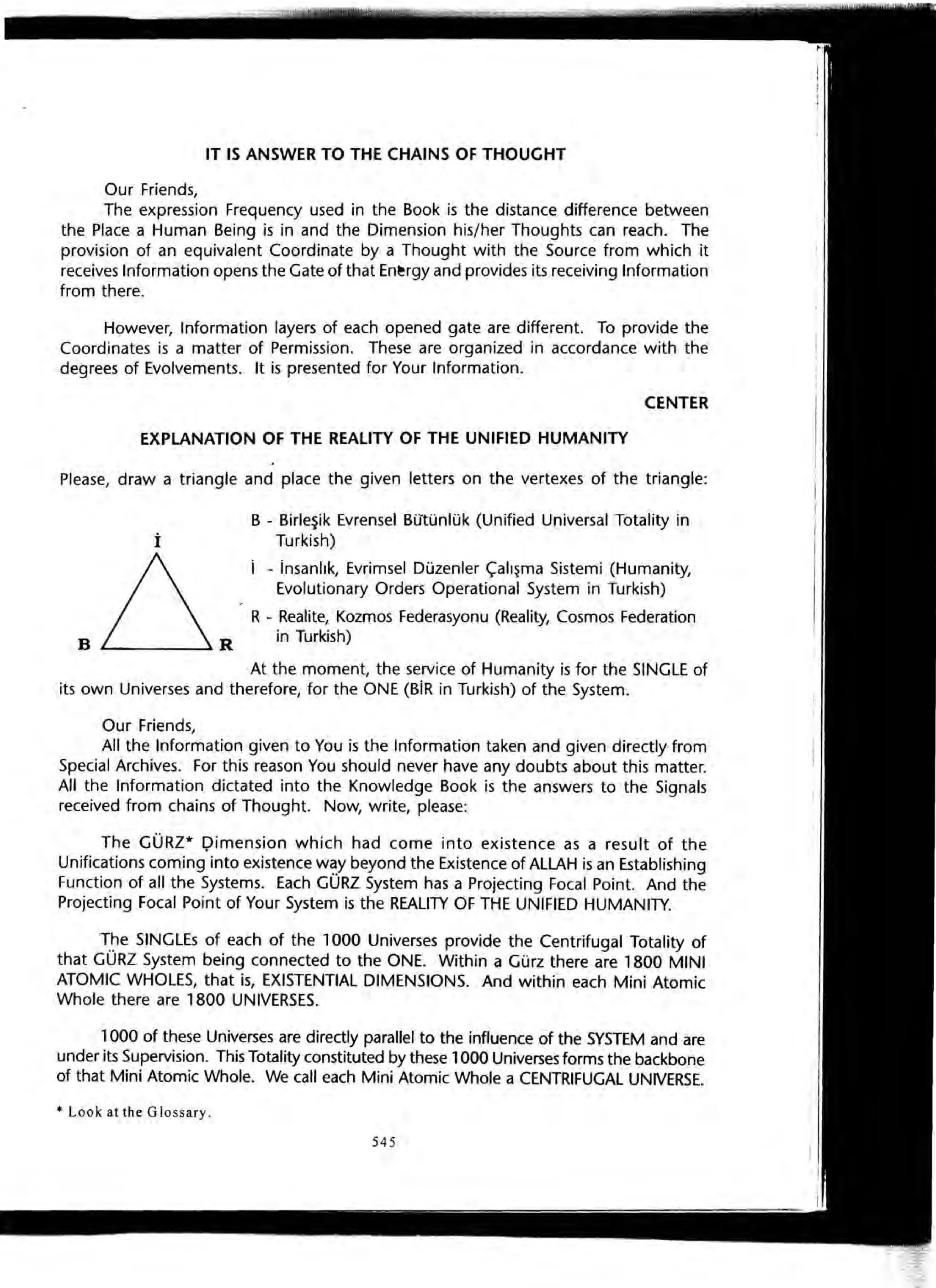 The Knowledge Book (Bilgi Kitabi)