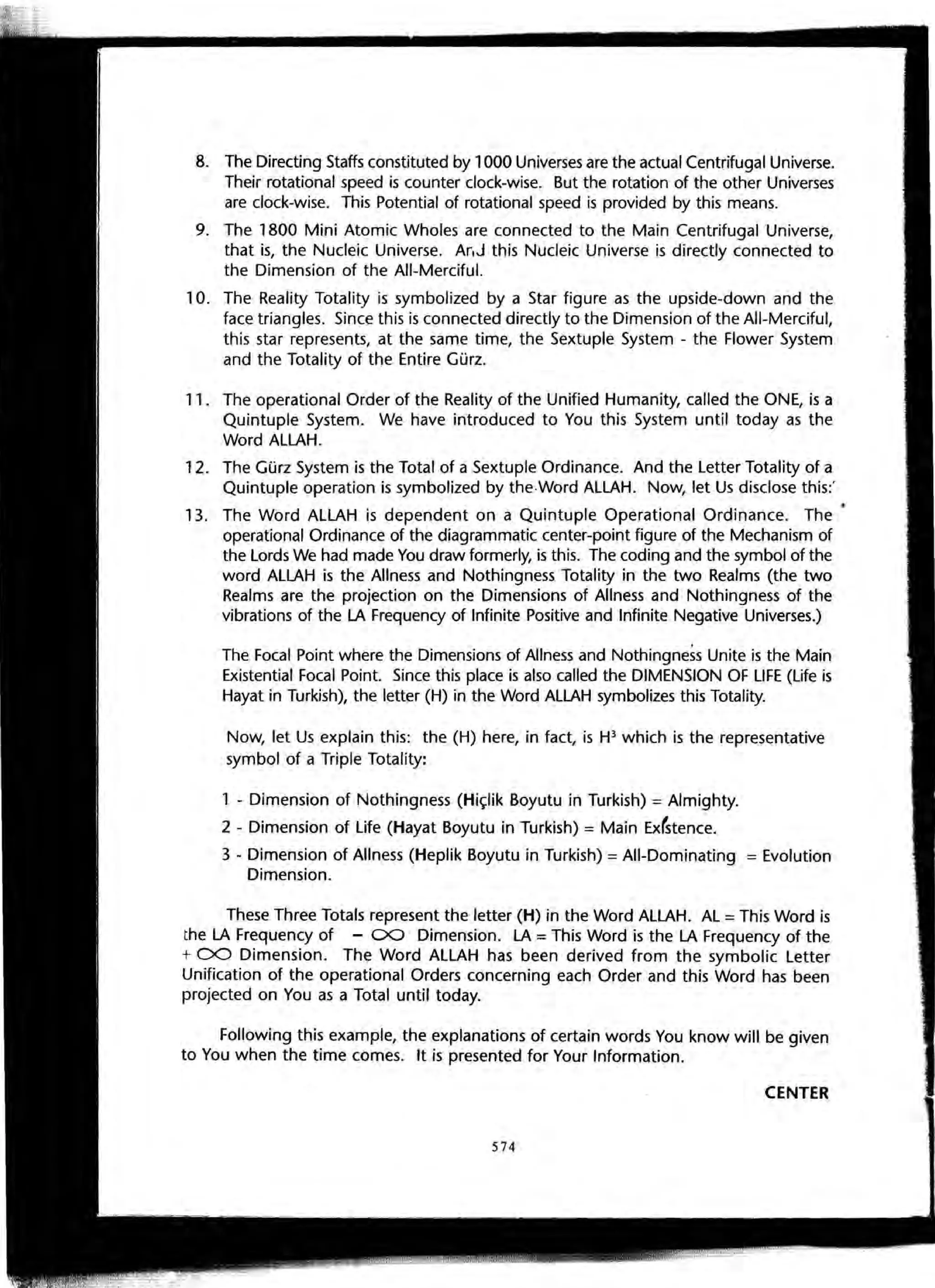 The Knowledge Book (Bilgi Kitabi)