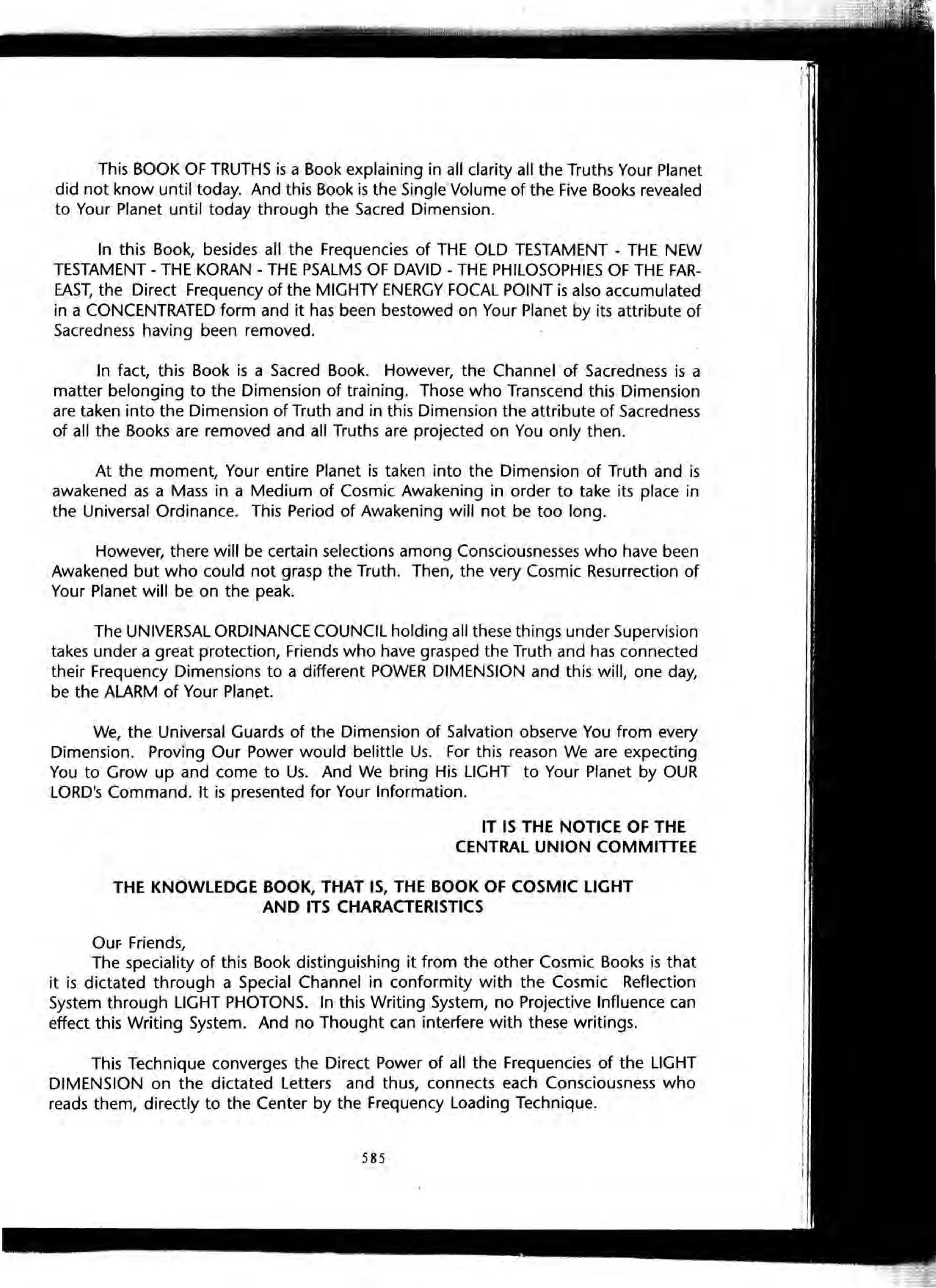 The Knowledge Book (Bilgi Kitabi)