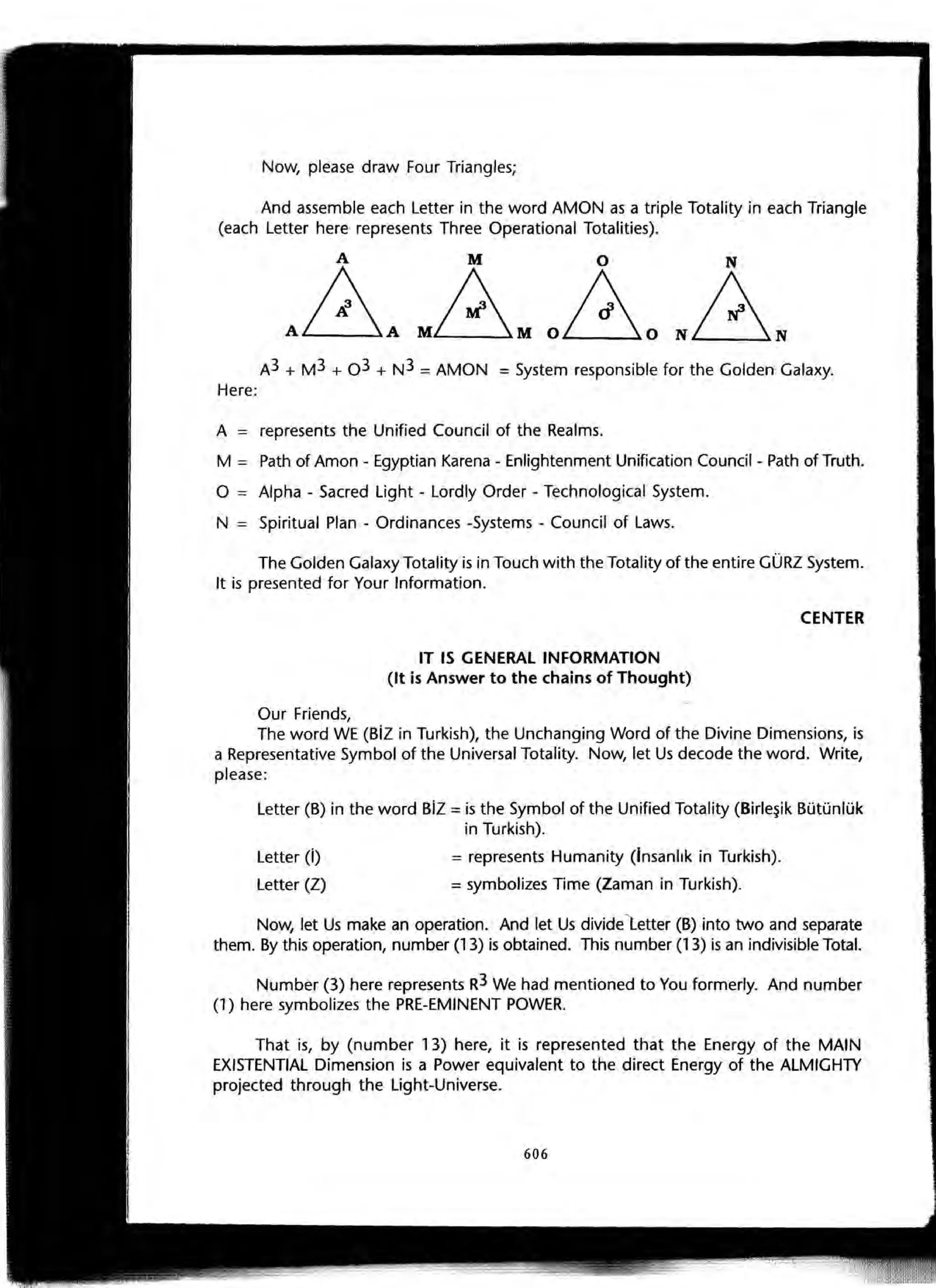 The Knowledge Book (Bilgi Kitabi)