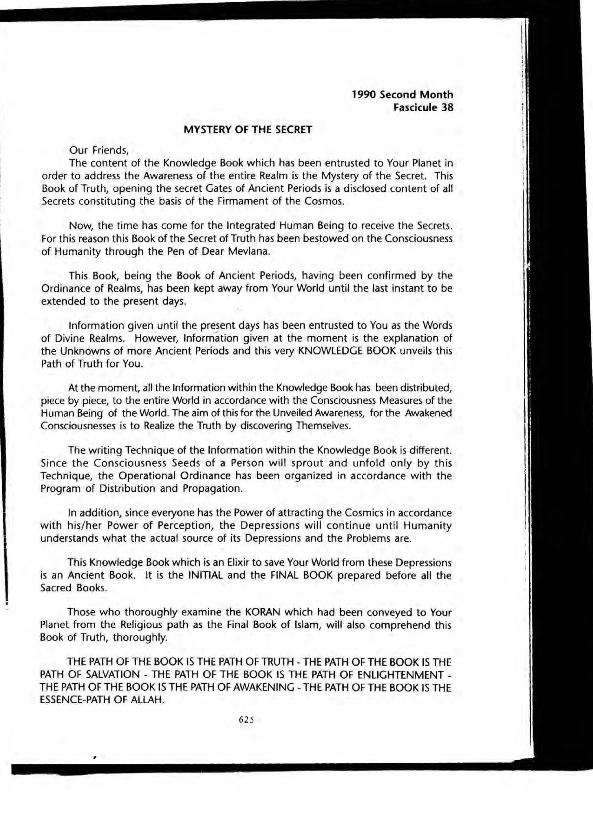 The Knowledge Book (Bilgi Kitabi)