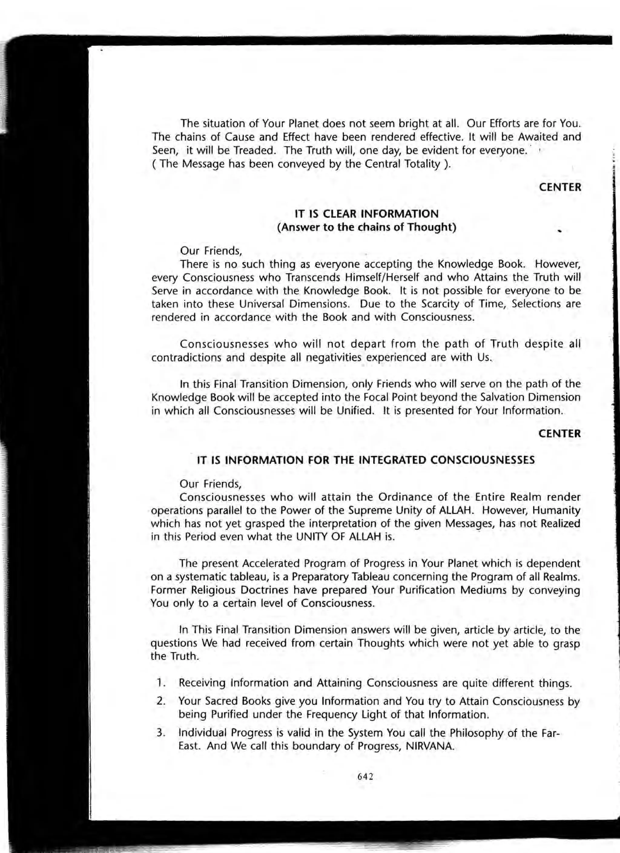 The Knowledge Book (Bilgi Kitabi)