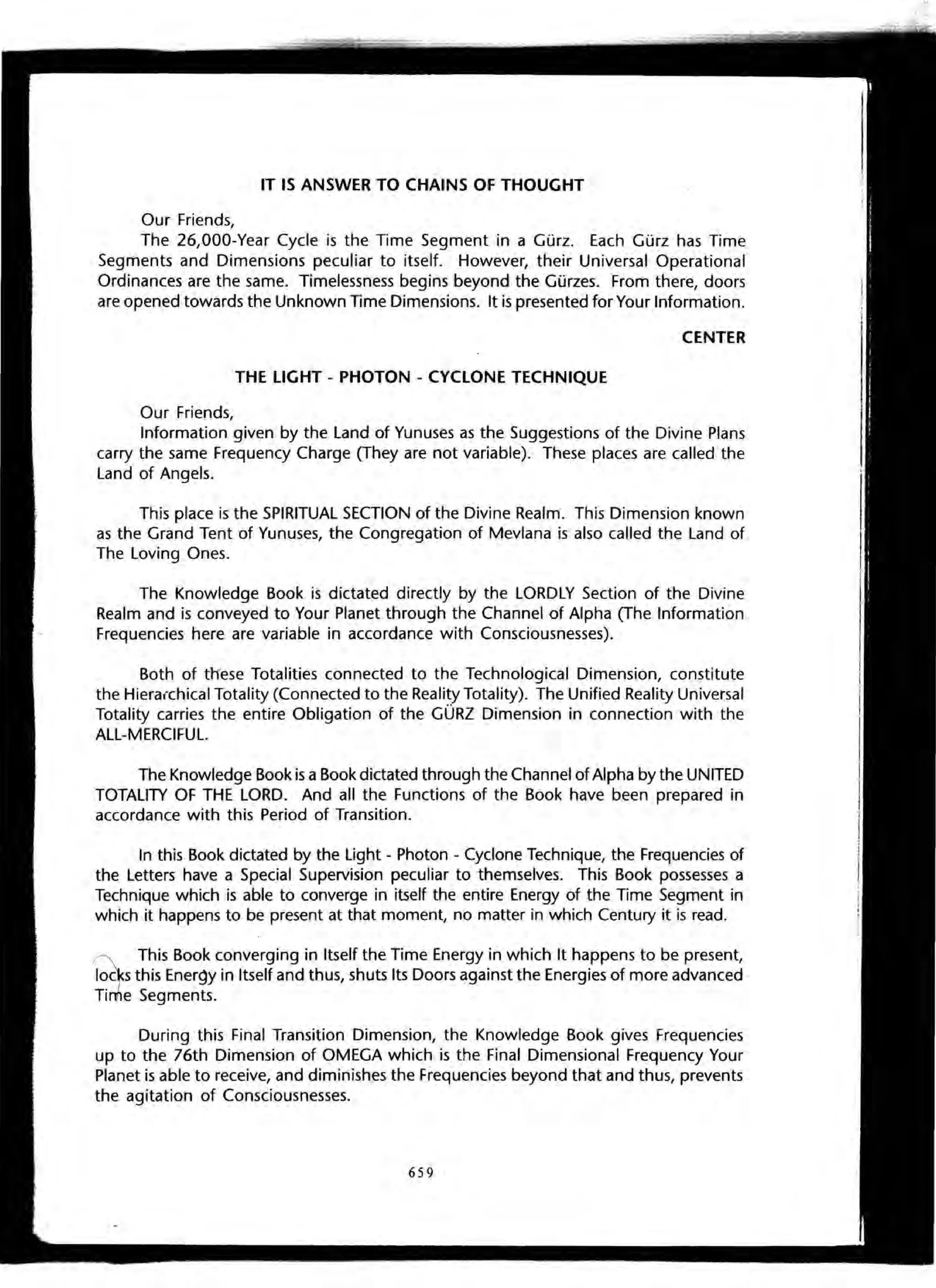 The Knowledge Book (Bilgi Kitabi)