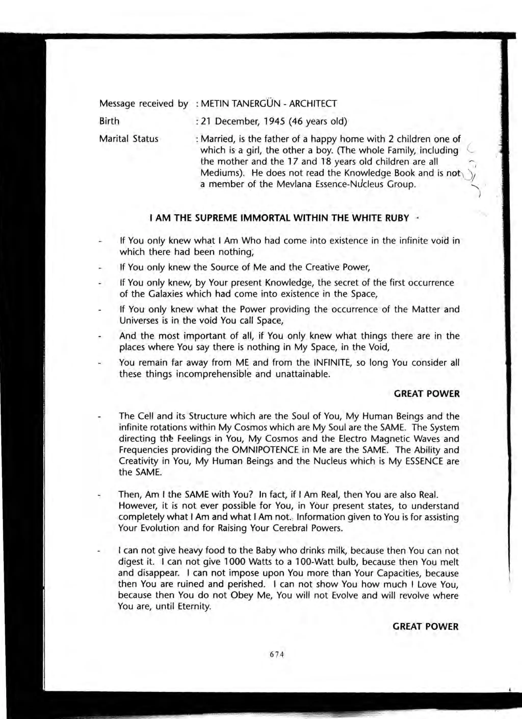 The Knowledge Book (Bilgi Kitabi)