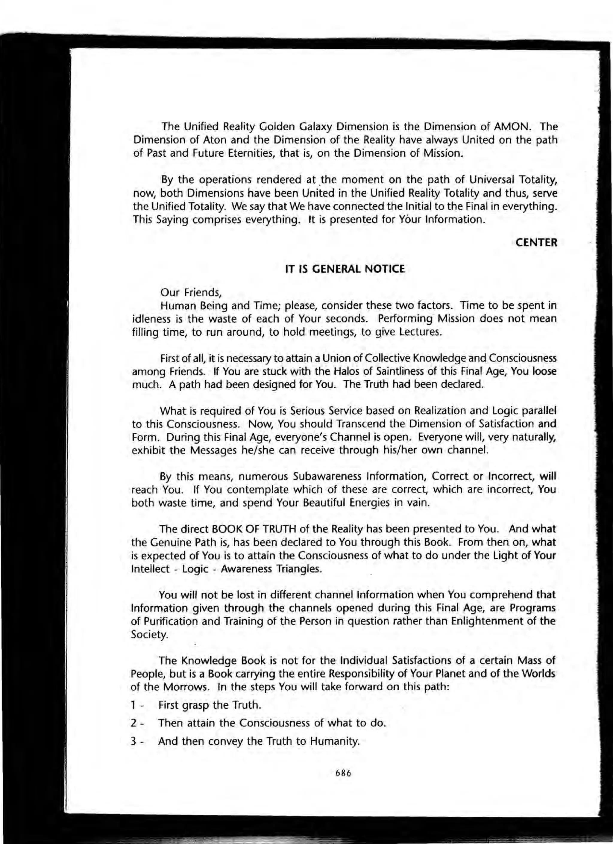 The Knowledge Book (Bilgi Kitabi)