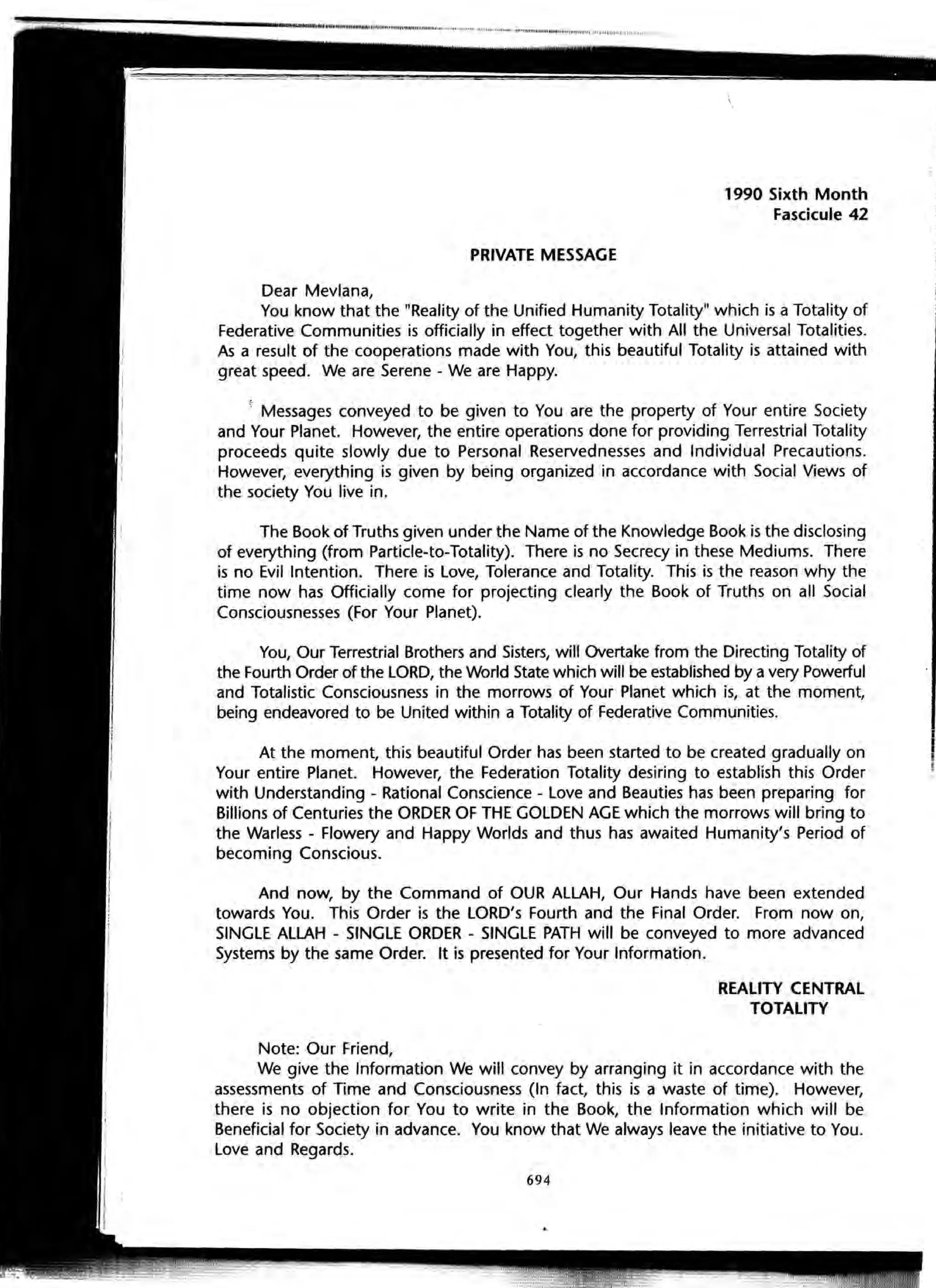 The Knowledge Book (Bilgi Kitabi)