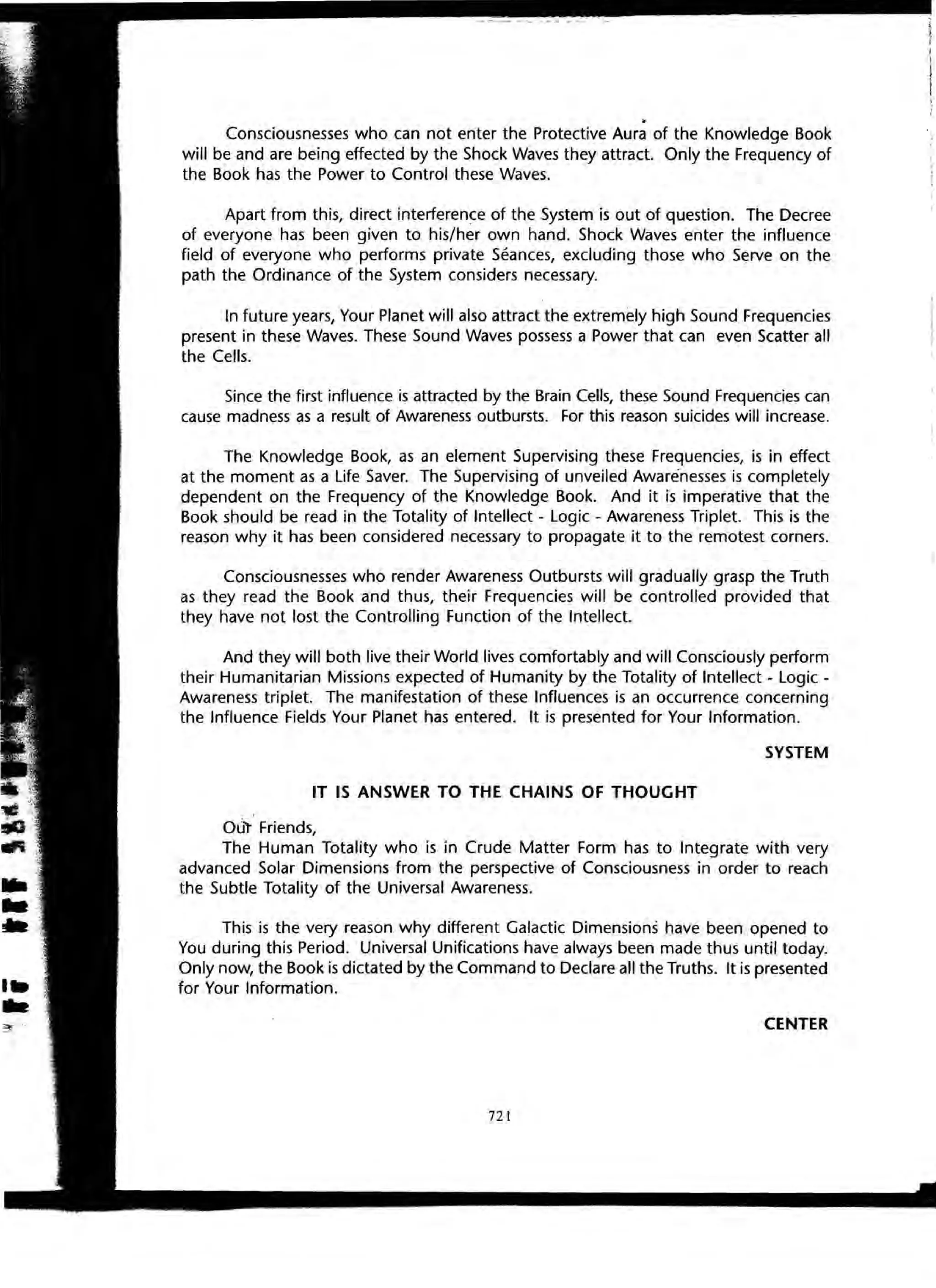 The Knowledge Book (Bilgi Kitabi)