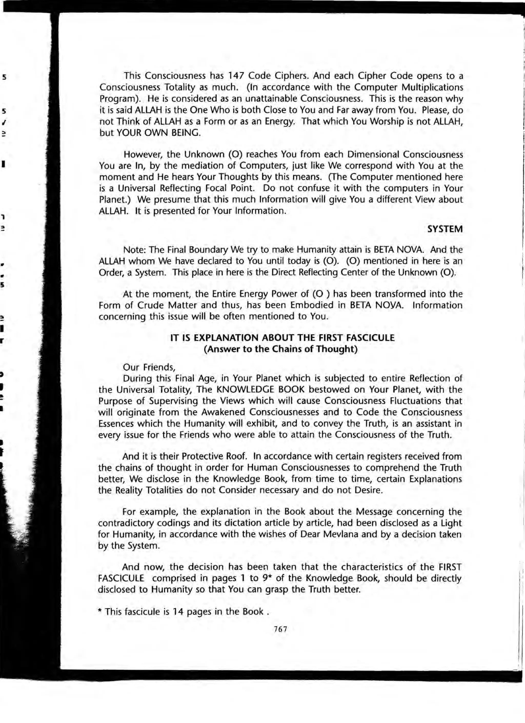 The Knowledge Book (Bilgi Kitabi)