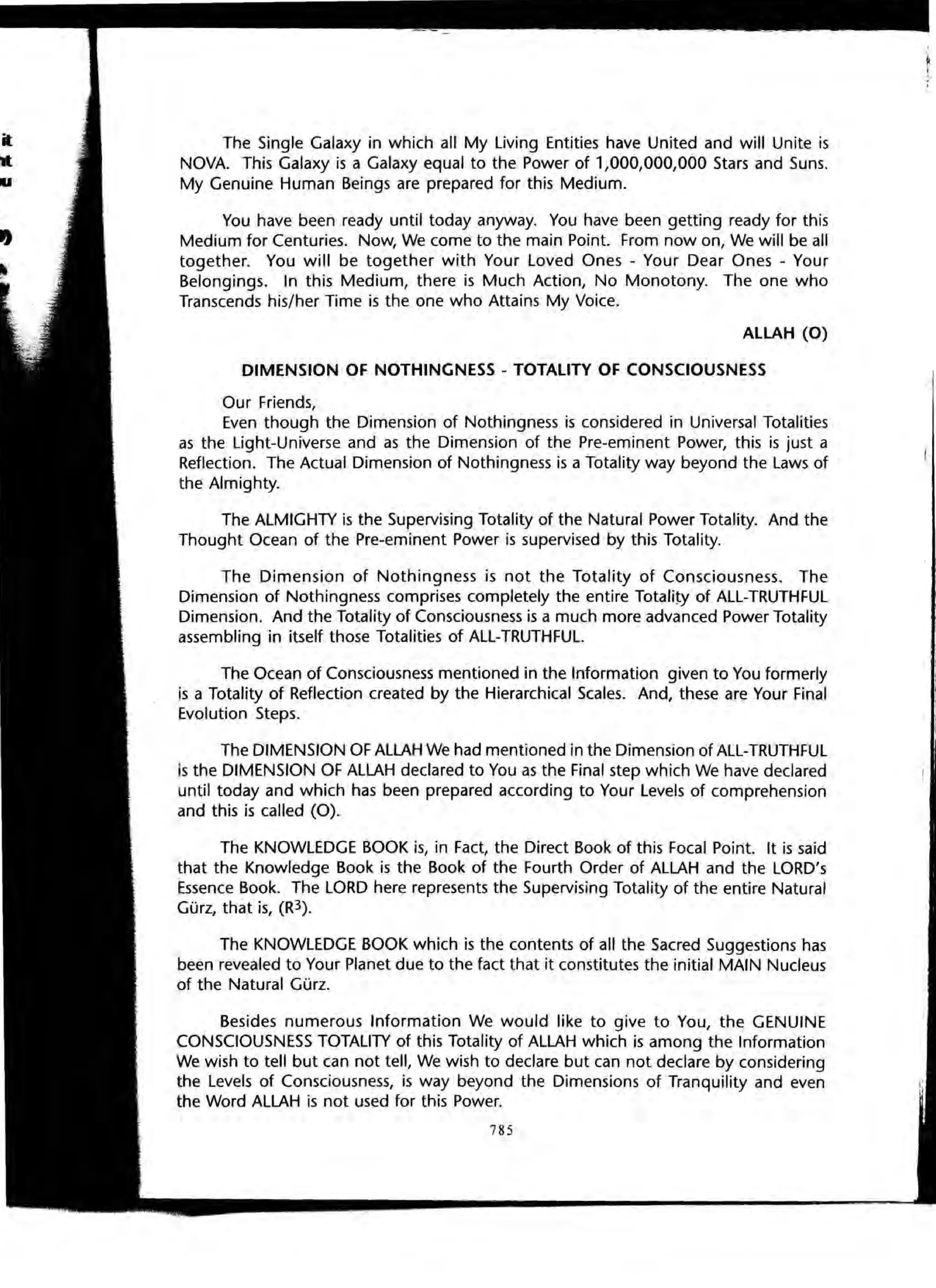 The Knowledge Book (Bilgi Kitabi)