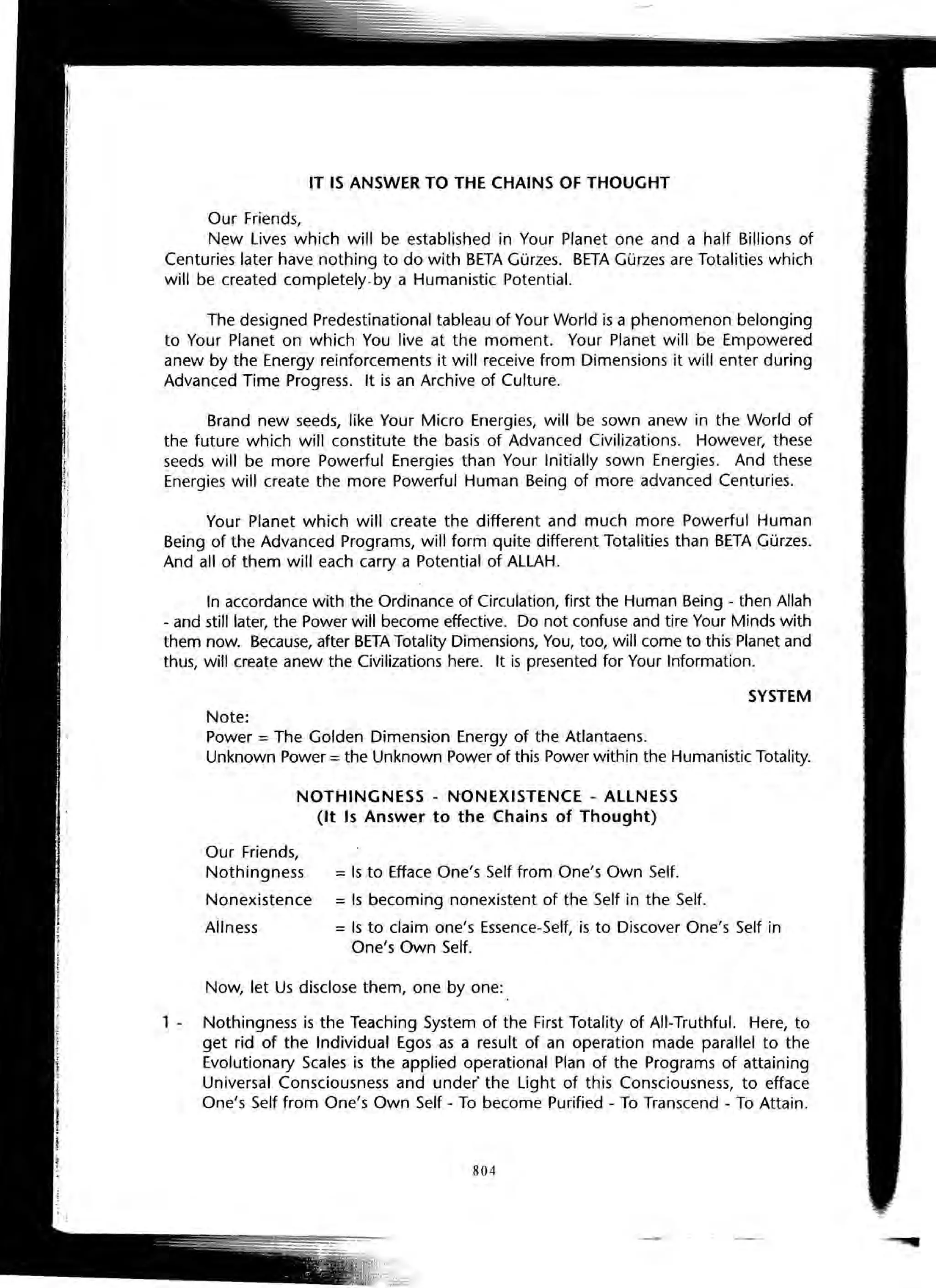 The Knowledge Book (Bilgi Kitabi)