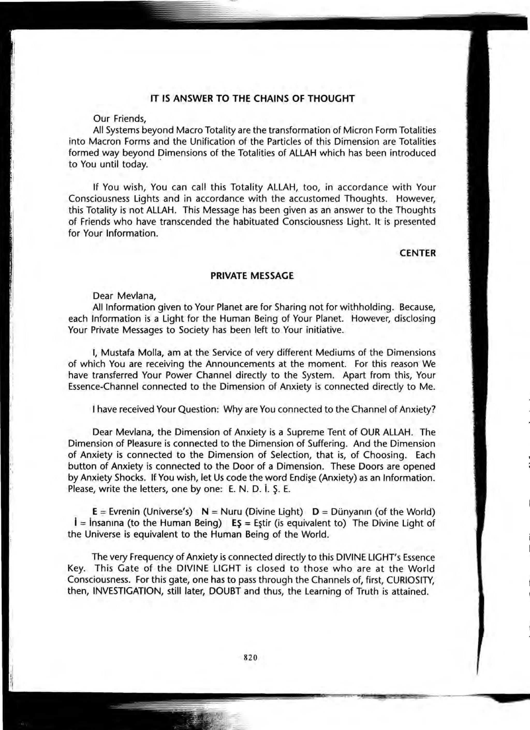 The Knowledge Book (Bilgi Kitabi)